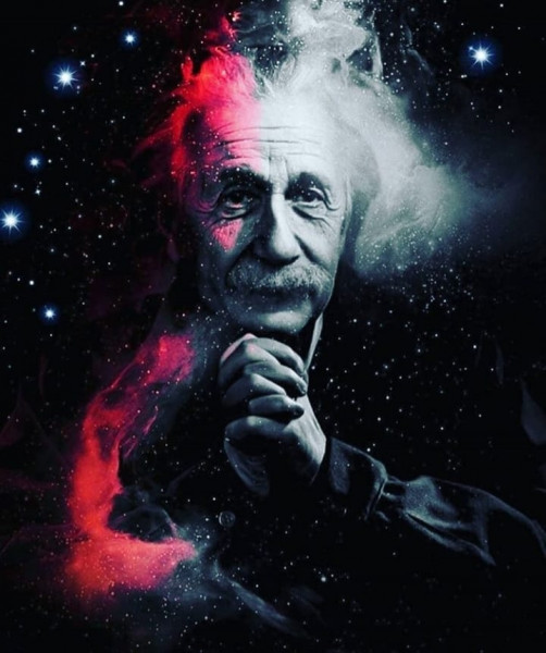 Einstein Dobrou noc, pratele....jpg